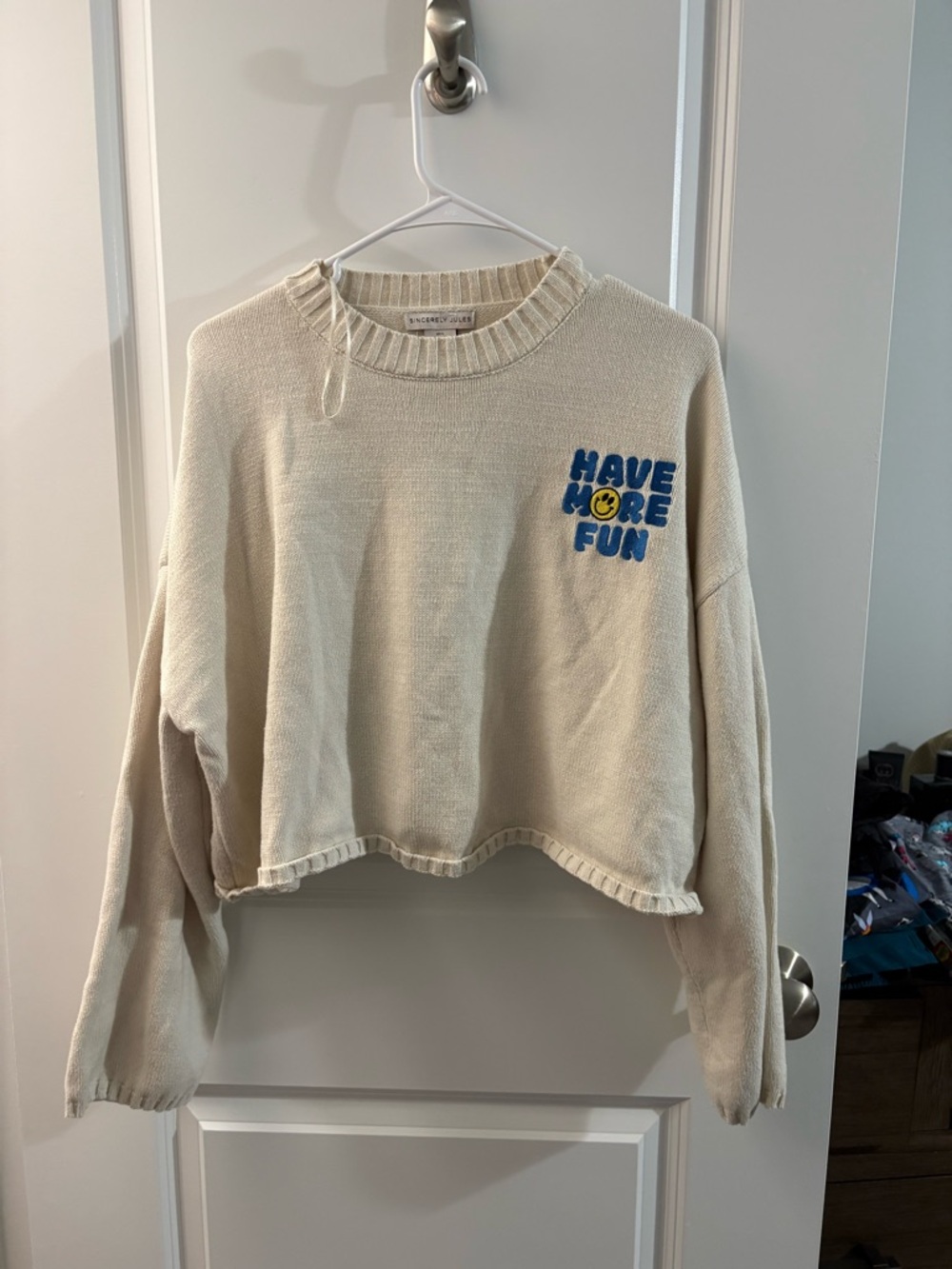 Sincerely Jules Cream Knit Sweater